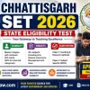 Chhattisgarh SET 2026 Online Form Eligibility Exam Date and Application Fee